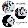 PET Plastic Drawing Painting Stencils Templates DIY-WH0244-063-4