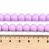Painted Glass Bead Strands DGLA-S071-8mm-B38-2