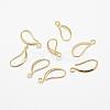 Brass Earring Hooks KK-F714-06G-1