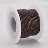 Electrophoresis Iron Rhinestone Strass Chains CHC-Q009-SS6.5-B08-3