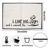 Coffee Theme Diablement Fort Cup Mats AJEW-WH0201-005-2