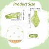 500Pcs Transparent Acrylic Charms TACR-SP0001-36B-2