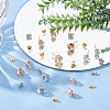 120Pcs 4 Style Iron Stud Earring Findings DIY-OC0010-07-4