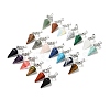 Natural & Synthetic Gemstone Pendants G-J393-JP-1