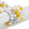 Glass Beads Strands EGLA-A034-M8mm-39-2