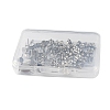 40Pcs 4 Size 304 Stainless Steel Stud Earring Findings STAS-YW0001-56-7