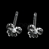 Resin Stud Earring Findings FIND-H046-09-2