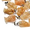 Natural Topaz Jade Pendants G-B127-10P-05-1