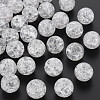 Transparent Crackle Acrylic Beads MACR-S373-66B-N12-1