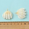 Natural Shell Pendants PALLOY-MZ01366-3