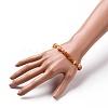 Natural Red Aventurine Chip Beads Stretch Bracelets BJEW-JB05765-07-3
