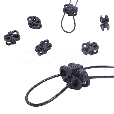 Adjustable Plastic Shoelace Buckle KY-WH0017-04-1