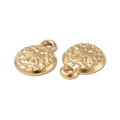 Ion Plating(IP) 304 Stainless Steel Charms STAS-C066-33G-1