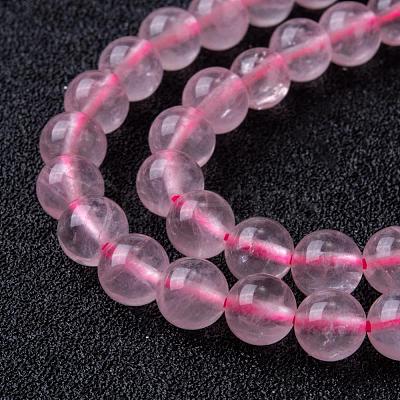 Natural Rose Quartz Bead Strands G-R173-4mm-04-1