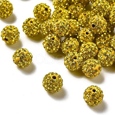 Pave Disco Ball Beads RB-A130-10mm-17-1