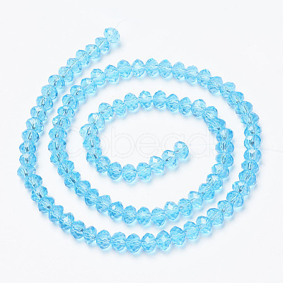 Glass Beads Strands EGLA-A034-T10mm-D08-1