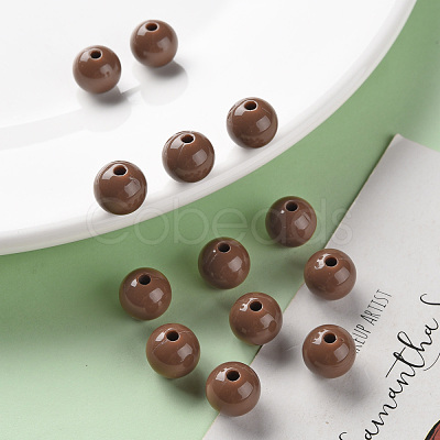 Opaque Acrylic Beads MACR-S370-C10mm-A17-1