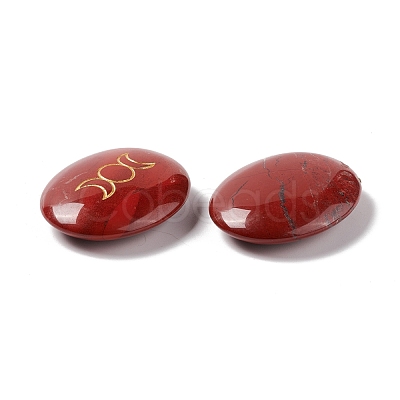 Natural Red Jasper Healing Massage Palm Stones G-E579-03C-1