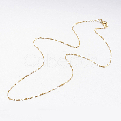 Brass Chain Necklaces X-MAK-L009-03G-1