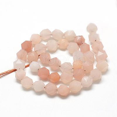Natural Pink Aventurine Beads Strands G-R448-6mm-12-1