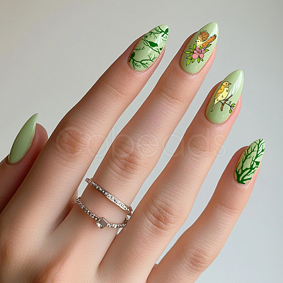 Stainless Steel DIY Nail Art Templates MRMJ-WH0092-074-1