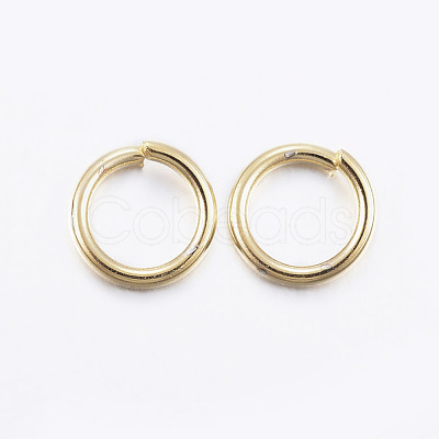 304 Stainless Steel Open Jump Rings STAS-L187-4x0.8mm-G-1