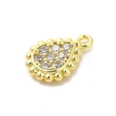 Real 18K Gold Plated Rack Plating Brass Micro Pave Cubic Zirconia Pendants Charms KK-S396-03B-1