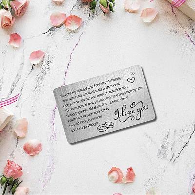 Rectangle 201 Stainless Steel Custom Blank Thermal Transfer Wallet Card DIY-WH0252-019-1