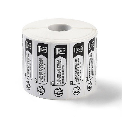 Paper Safety Tape Adhesive Stickers AJEW-Z030-07-1