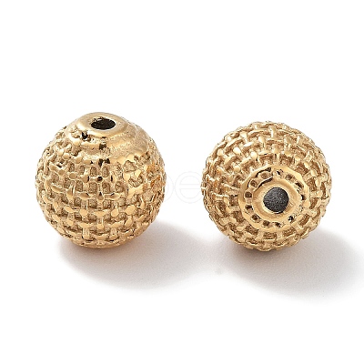 Ion Plating(IP) 304 Stainless Steel Beads Hand Polished STAS-M057-02G-1