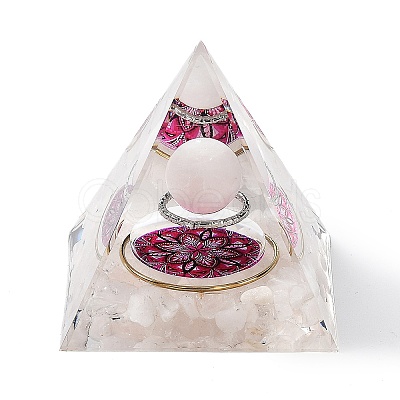 Orgonite Pyramid Resin Energy Generators AJEW-D056-01A-1