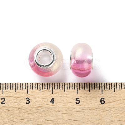 Two Tone Resin European Beads RESI-M001-02B-1