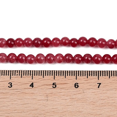 Natural Dyed Marble Beads Strands X-G-D315-A01-05-4mm-1