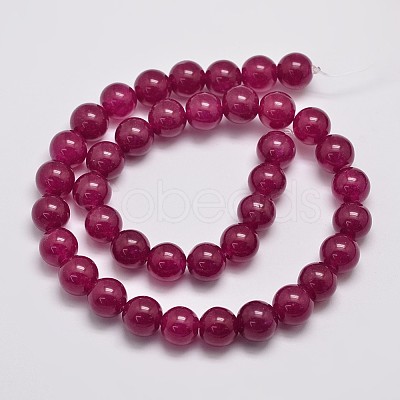 Natural & Dyed Malaysia Jade Bead Strands X-G-A146-10mm-A15-1