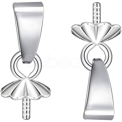 925 Sterling Silver Bails STER-BC0001-16S-1