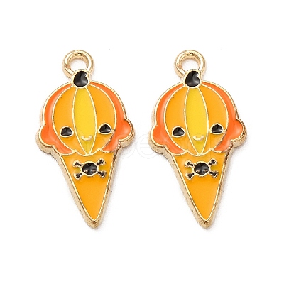 Alloy Enamel Pendants FIND-G055-16G-1