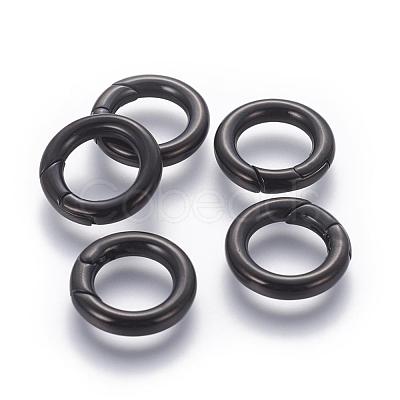 304 Stainless Steel Spring Gate Rings STAS-D070-01B-1