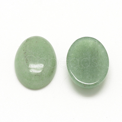 Natural Green Aventurine Cabochons X-G-R415-18x25-43-1