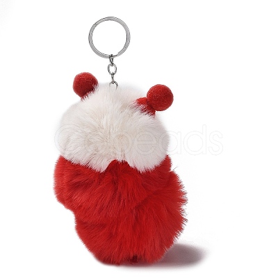 Cute Plush Cloth Worm Doll Pendant Keychains KEYC-P014-B02-1