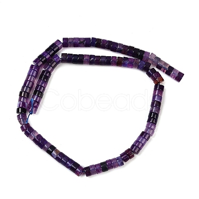 Dyed Natural Agate Beads Strands G-U030-B01-05-1