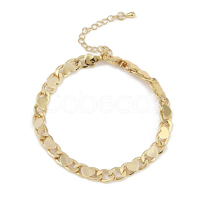 Rack Plating Brass Bracelets for Women BJEW-K244-06B-G-1