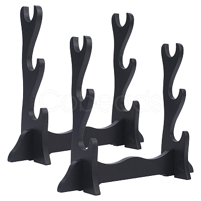 2-Tier MDF Board Sword Display Rack ODIS-WH0043-257B-1