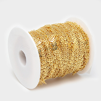 Soldered Brass Chains KK-S335-07G-1