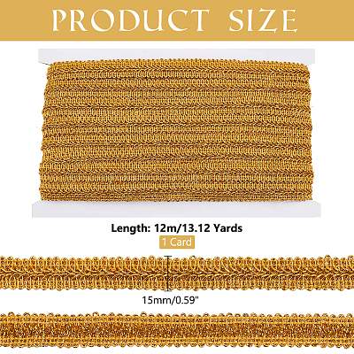 Polyester Centipede Lace Ribbon OCOR-WH0088-43A-02-1