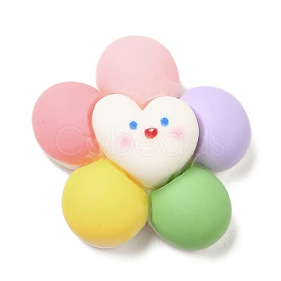 Weather Theme Opaque Resin Cabochons RESI-I055-02A-1