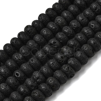 Natural Lava Rock Beads Strands G-A280-A18-02-1