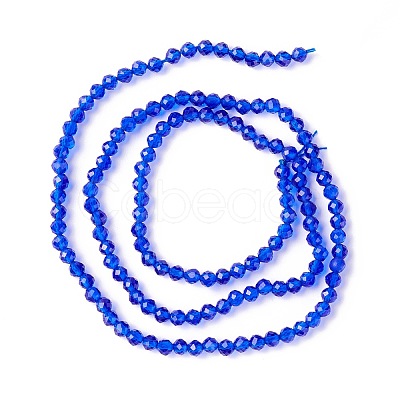 Transparent Glass Beads Strands GLAA-C019-01B-03-1