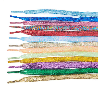 13 Pairs 13 Colors Polyester Cord Shoelace AJEW-TA0002-48-1