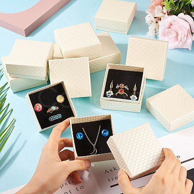 Rhombus Textured Cardboard Gift Storage Boxes CON-TAC0010-03B-03-1