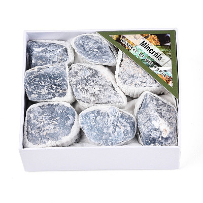 Natural Angelite Display Decorations G-N347-11B-1